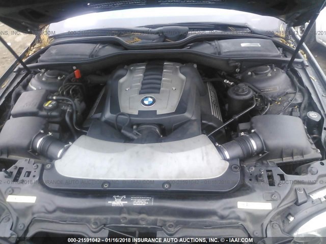 WBAHL83547DT07803 - 2007 BMW 750 I Світло-коричневий фото 10