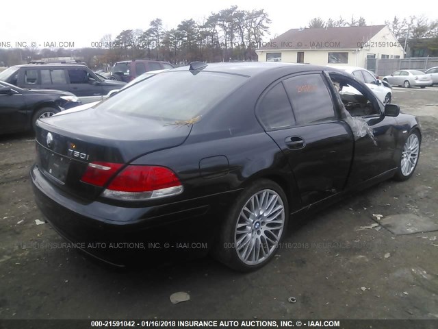 WBAHL83547DT07803 - 2007 BMW 750 I Світло-коричневий фото 4