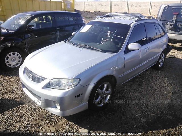 JM1BJ245X21486062 - 2002 MAZDA PROTEGE PR5 灰色 照片 2