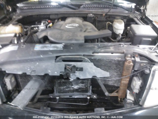 1GYEK63N45R196919 - 2005 CADILLAC ESCALADE LUXURY შავი ფოტო 10