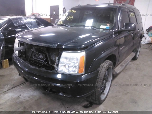 1GYEK63N45R196919 - 2005 CADILLAC ESCALADE LUXURY შავი ფოტო 2