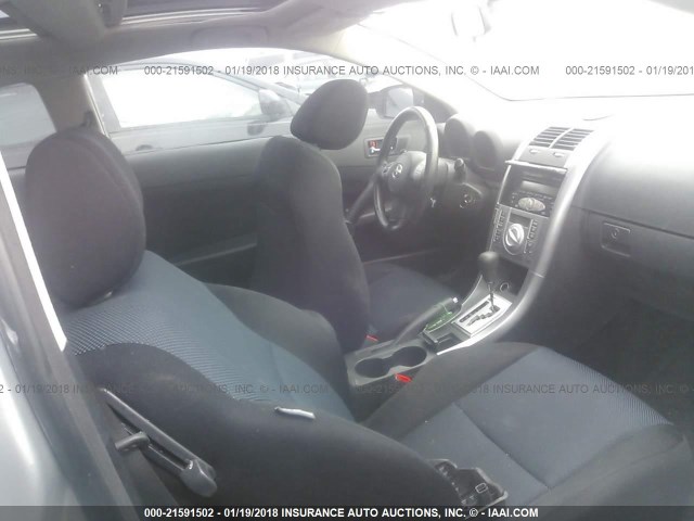 JTKDE167770179007 - 2007 TOYOTA SCION TC 银色 照片 5