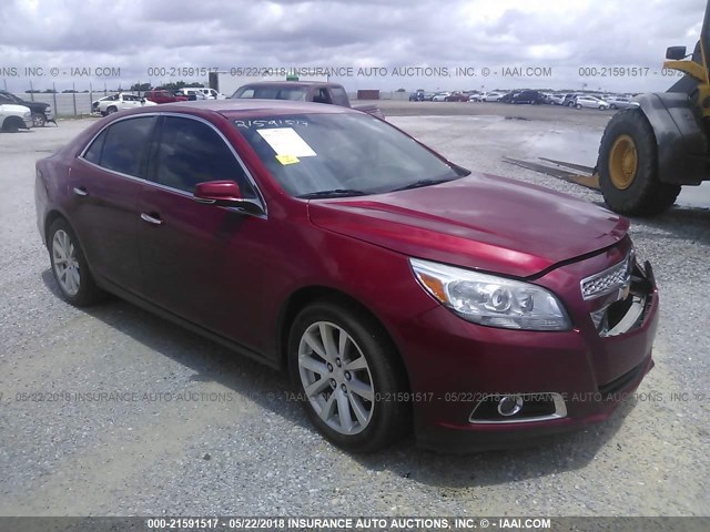 1G11H5SA9DF273224 - 2013 CHEVROLET MALIBU LTZ 红色 照片 1