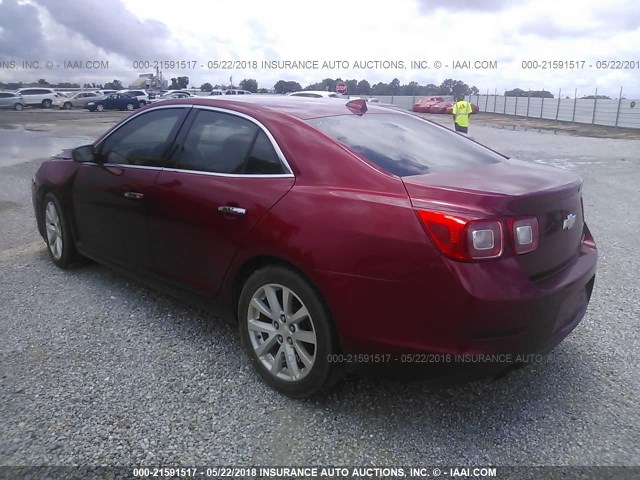 1G11H5SA9DF273224 - 2013 CHEVROLET MALIBU LTZ 红色 照片 3