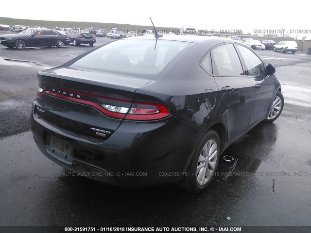 1C3CDFDH7FD152920 - 2015 DODGE DART SE AERO BLACK photo 4