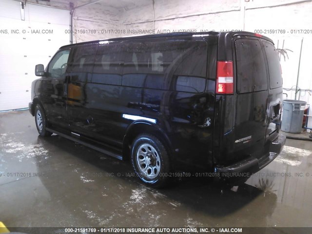 1GNSHBF41E1195882 - 2014 CHEVROLET EXPRESS G1500 LS BLACK photo 3