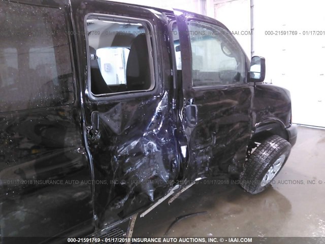 1GNSHBF41E1195882 - 2014 CHEVROLET EXPRESS G1500 LS BLACK photo 6