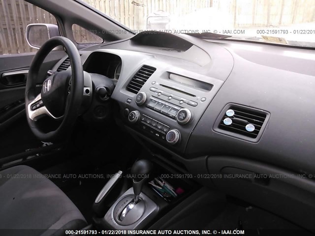 1HGFA16897L078930 - 2007 HONDA CIVIC EX SILVER photo 5