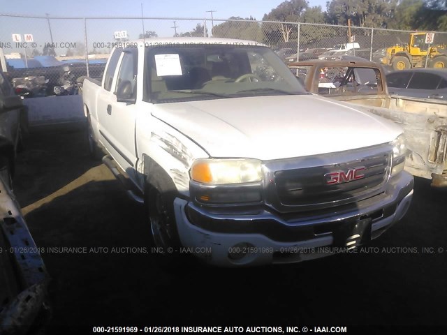 1GTEC19V46Z132197 - 2006 GMC NEW SIERRA C1500 WHITE photo 1