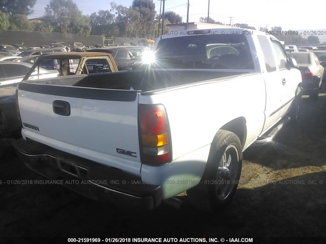 1GTEC19V46Z132197 - 2006 GMC NEW SIERRA C1500 WHITE photo 4