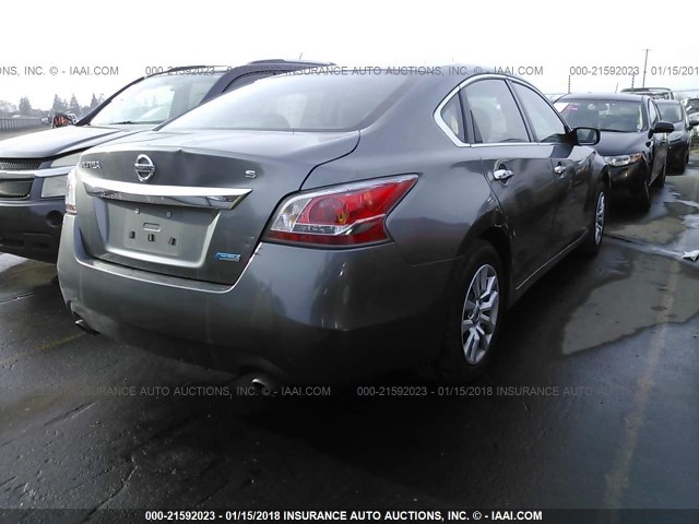 1N4AL3AP9EC404063 - 2014 NISSAN ALTIMA 2.5/S/SV/SL GRAY photo 4