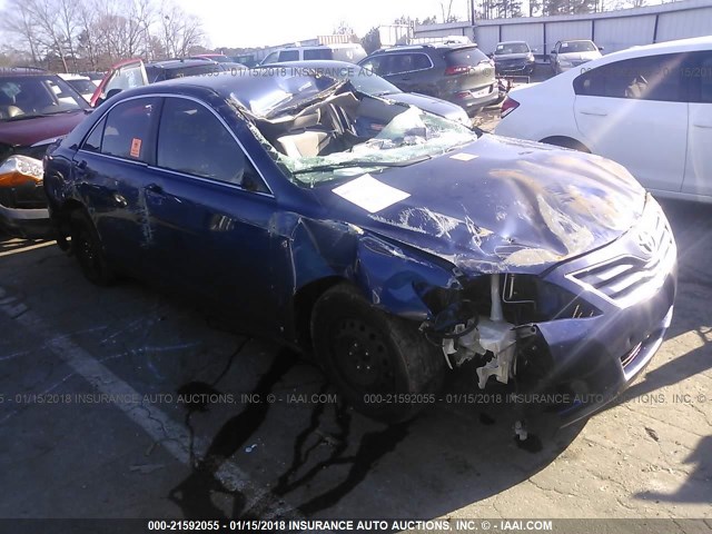 4T1BF3EK3AU562306 - 2010 TOYOTA CAMRY SE/LE/XLE BLUE photo 1