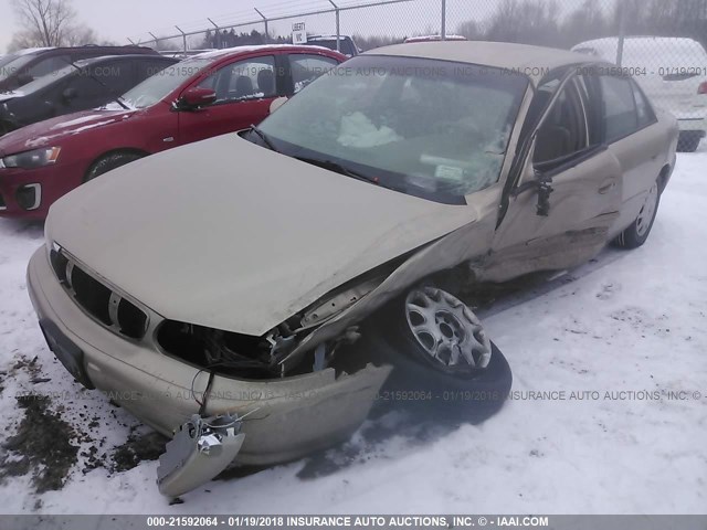 2G4WS52J951163910 - 2005 BUICK CENTURY CUSTOM GOLD photo 2