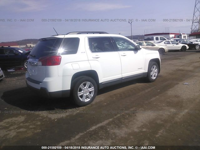 2GKALREK9F6290687 - 2015 GMC TERRAIN SLE WHITE photo 4