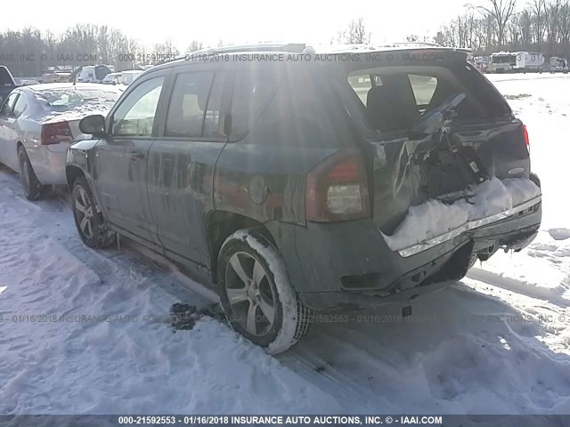 1C4NJCEB0HD189297 - 2017 JEEP COMPASS LATITUDE 深蓝色 照片 3