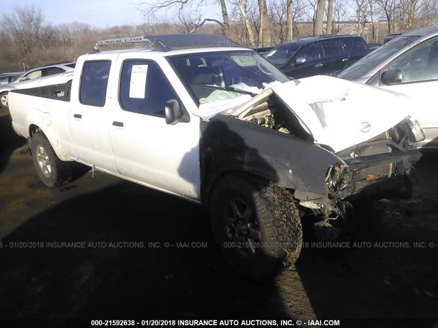 1N6MD29Y43C419088 - 2003 NISSAN FRONTIER CREW CAB SC WHITE photo 1