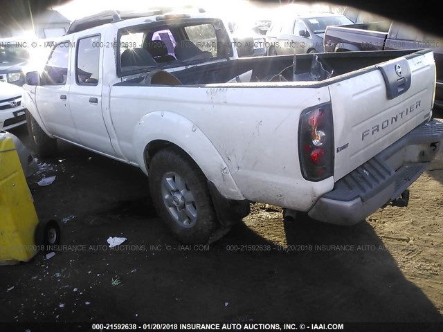1N6MD29Y43C419088 - 2003 NISSAN FRONTIER CREW CAB SC WHITE photo 3