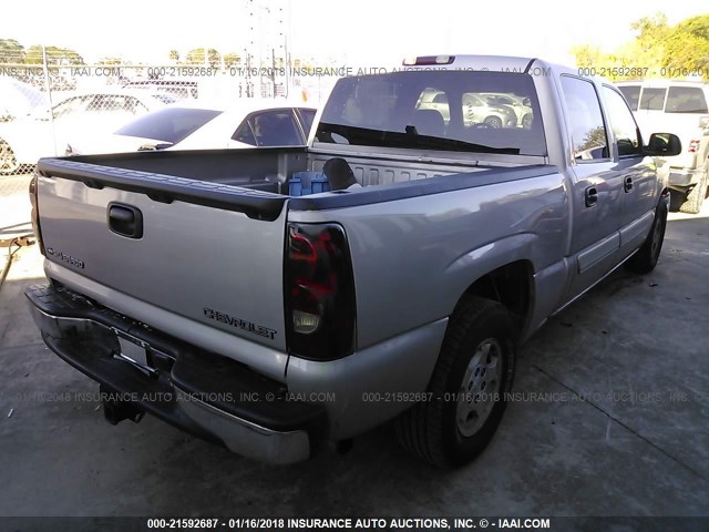 2GCEC13T941417670 - 2004 CHEVROLET SILVERADO C1500 SILVER photo 4