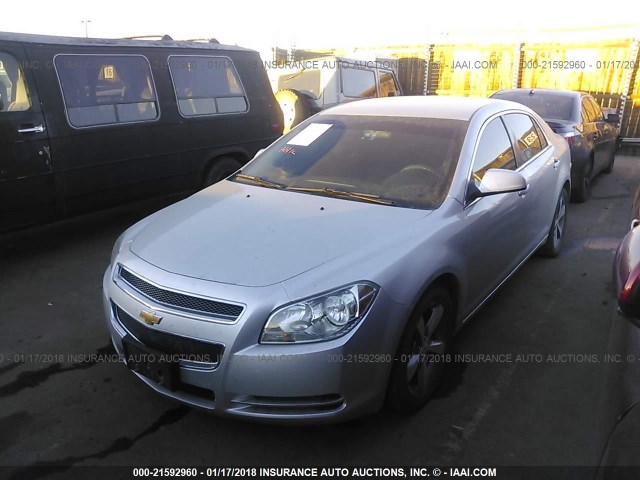 1G1ZC5E14BF379431 - 2011 CHEVROLET MALIBU 1LT 银色 照片 2