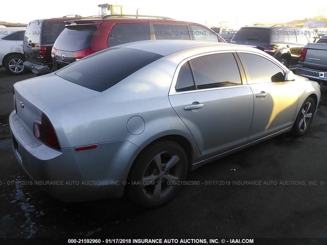 1G1ZC5E14BF379431 - 2011 CHEVROLET MALIBU 1LT 银色 照片 4