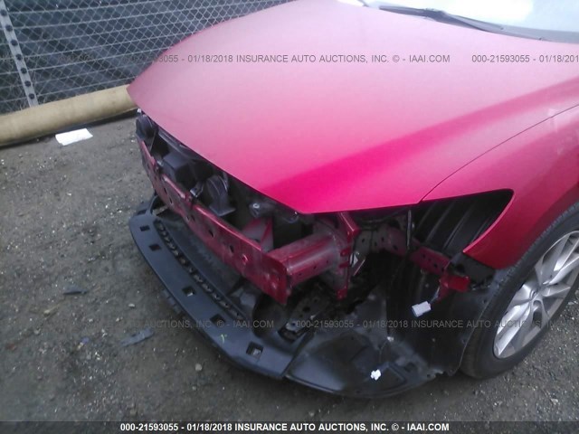 JM1GJ1U55F1198987 - 2015 MAZDA 6 SPORT RED photo 6