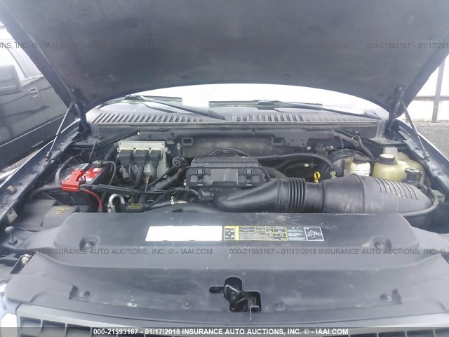 1FMPU16545LA79623 - 2005 FORD EXPEDITION XLT 蓝色 照片 10