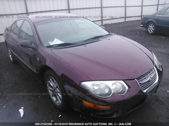 2C3HE66G1YH335436 - 2000 CHRYSLER 300M BURGUNDY photo 1