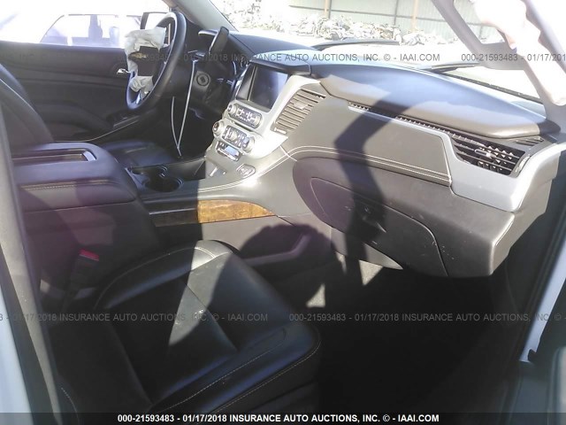 1GNSCBKC5FR607901 - 2015 CHEVROLET TAHOE C1500 LT WHITE photo 5