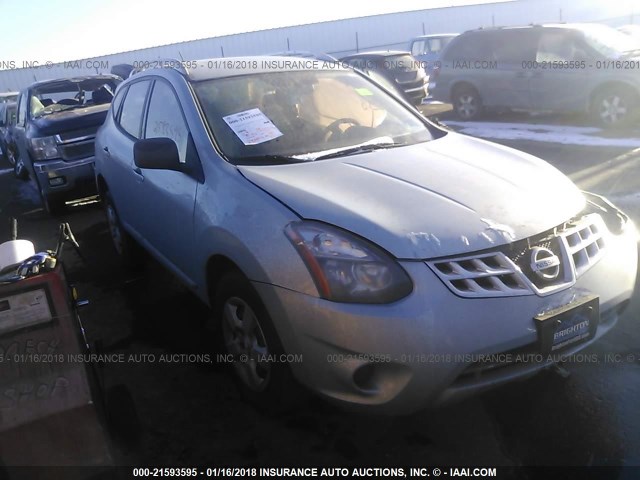 JN8AS5MT2FW152954 - 2015 NISSAN ROGUE SELECT S SILVER photo 1