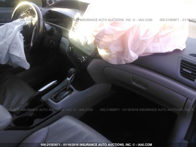 2HGFB2F98CH540705 - 2012 HONDA CIVIC EXL Pewter photo 5