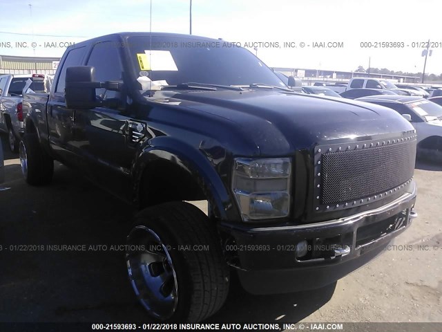 1FTSW2BR6AEA83226 - 2010 FORD F250 SUPER DUTY BLACK photo 1