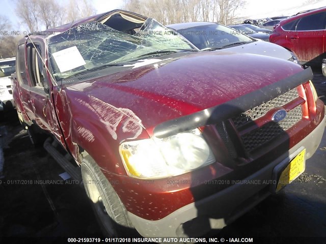 1FMZU67E43UB89759 - 2003 FORD EXPLORER SPORT TR  MAROON photo 1