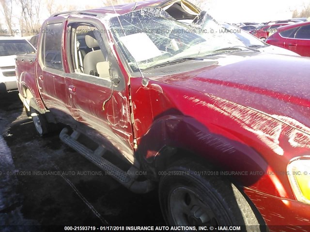 1FMZU67E43UB89759 - 2003 FORD EXPLORER SPORT TR  MAROON photo 6