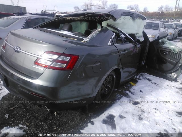 1FAHP2F80EG158334 - 2014 FORD TAURUS LIMITED GRAY photo 4