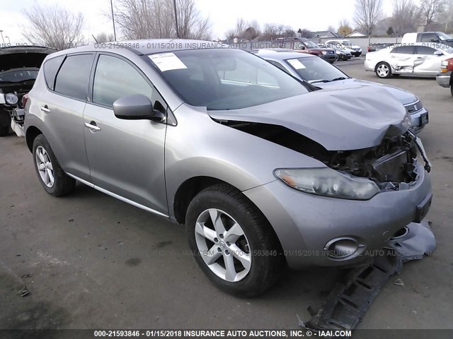 JN8AZ1MW5AW100872 - 2010 NISSAN MURANO S/SL/LE GRAY photo 1