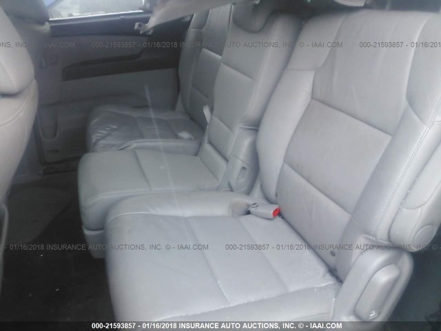 5FNRL5H65BB077729 - 2011 HONDA ODYSSEY EXL ნაცრისფერი ფოტო 8