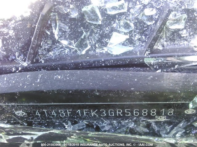 4T4BF1FK3GR568818 - 2016 TOYOTA CAMRY LE/XLE/SE/XSE BLACK photo 9