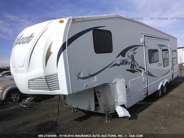 4X4FWCF269V020945 - 2009 FOREST RIVER 5TH WHEEL  WHITE photo 2