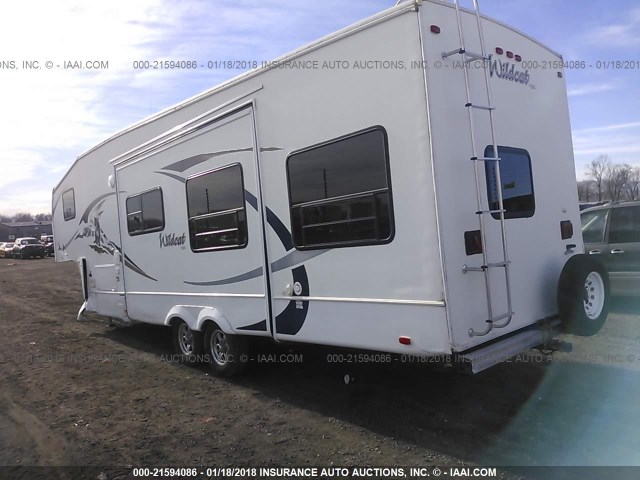 4X4FWCF269V020945 - 2009 FOREST RIVER 5TH WHEEL  WHITE photo 3