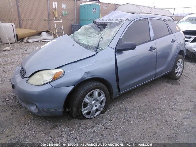 2T1KR32E06C604977 - 2006 TOYOTA COROLLA MATRIX XR BLUE photo 2