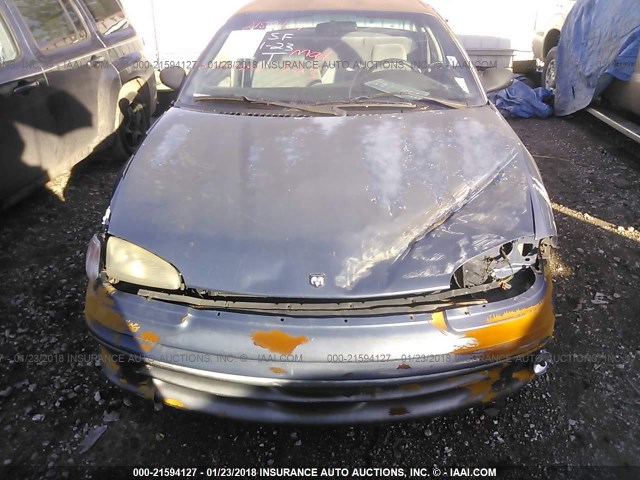 1B3HD56T6RF315774 - 1994 DODGE INTREPID ES BLUE photo 6