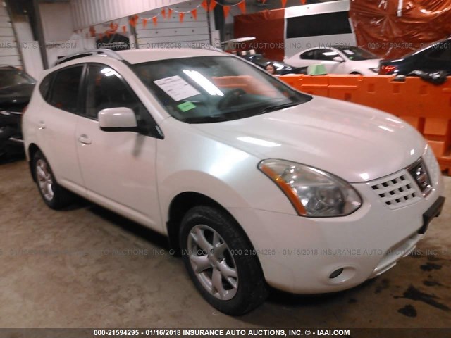 JN8AS58V38W107066 - 2008 NISSAN ROGUE S/SL WHITE photo 1