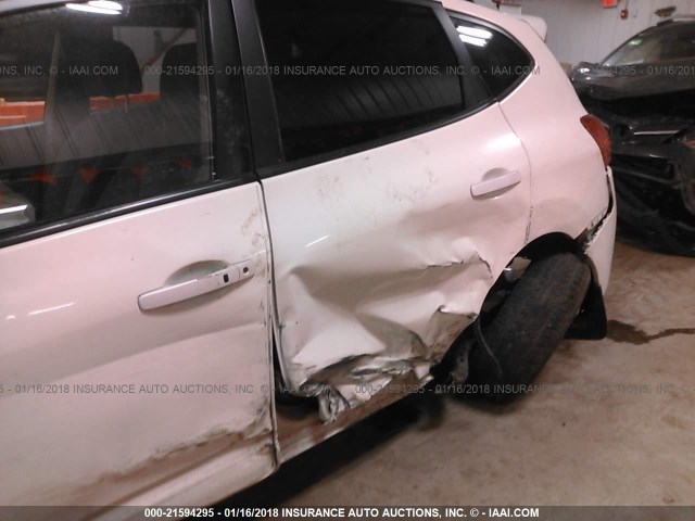 JN8AS58V38W107066 - 2008 NISSAN ROGUE S/SL WHITE photo 6