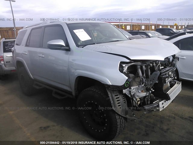 JTEBU5JR6G5359661 - 2016 TOYOTA 4RUNNER SR5 PRM/LTD/TRL/TLPRM/TRD SILVER photo 1