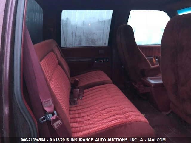 1GTHK33N9RJ750350 - 1994 GMC SIERRA K3500 MAROON photo 8