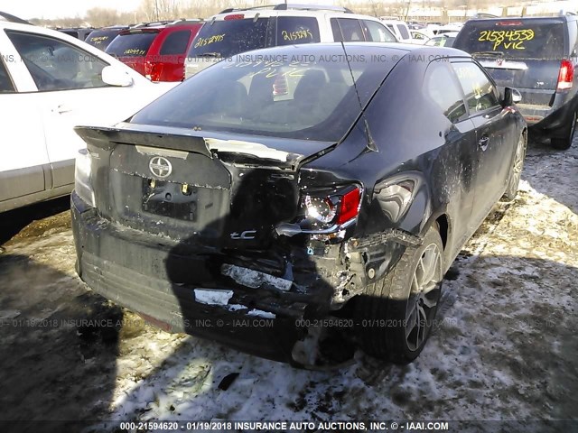 JTKJF5C75E3086316 - 2014 TOYOTA SCION TC BLACK photo 4