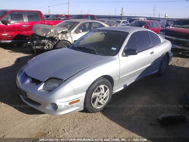 1G2JB124527106768 - 2002 PONTIAC SUNFIRE SE SILVER photo 2