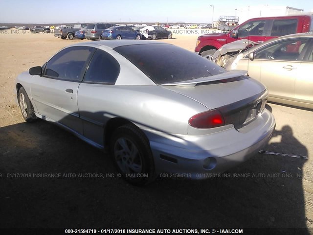 1G2JB124527106768 - 2002 PONTIAC SUNFIRE SE SILVER photo 3