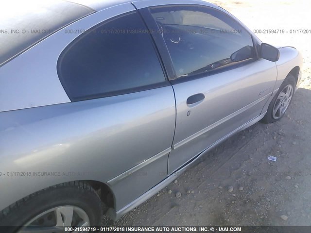 1G2JB124527106768 - 2002 PONTIAC SUNFIRE SE SILVER photo 6