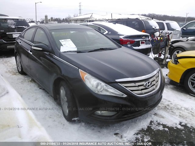 5NPEC4AC0DH646354 - 2013 HYUNDAI SONATA SE/LIMITED BLACK photo 1